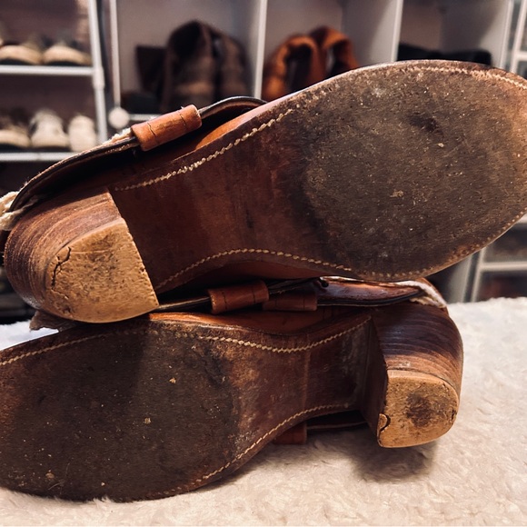 Vintage Frye Handcrafted Boho Booties size 10 M - Picture 10 of 13
